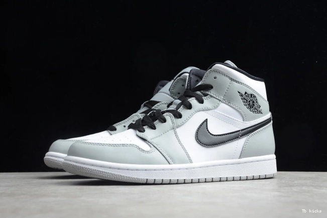 Cheap TBK Mid Light 554724-092 Grey Jordan 1 Smoke AIR 0813